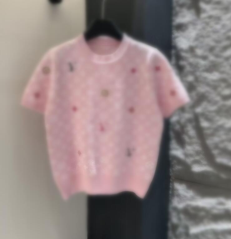 Women's Knits Tees new pink Letter Luxury brand Sweaters Women designer T-shirts Women's Clothing