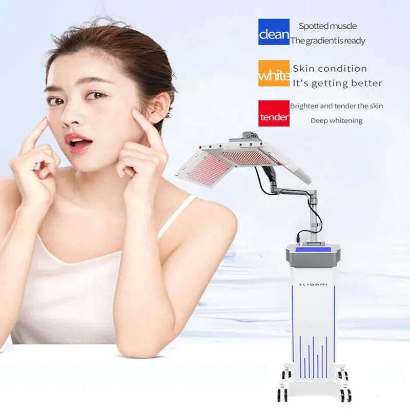 Professional PDT LED Light Therapy Machinetherapy Anti-Aging Red Light Therapy For Beauty Skin Rejuvenation Anti-Wrinkle Skin Tightening Facial Whit