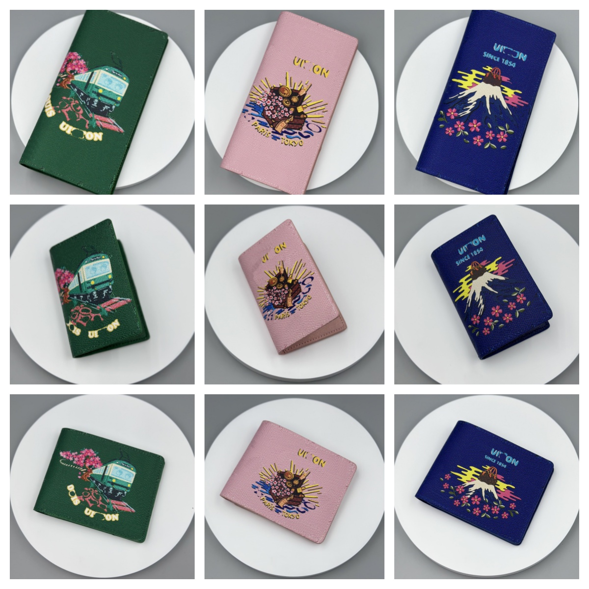 Designer men's wallet designer wallet flower card holder women's fashion style wallet men's handbag wallet luxury men's bag with