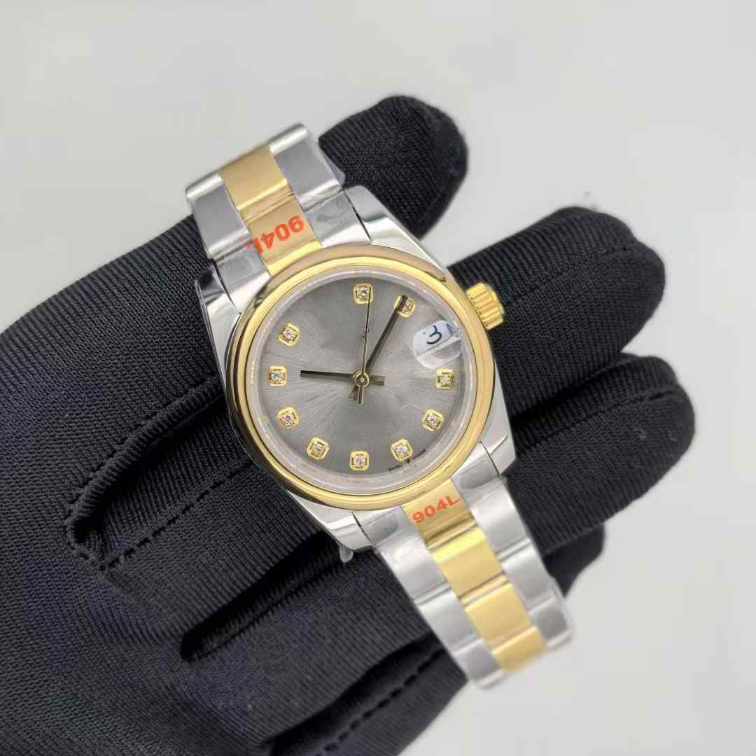 2025 new Super U1 ST9 Watch Designer 31MM New Bezel New Links Sapphire Crystal 904L Stainless Steel Waterproof Watches Grey pink dial