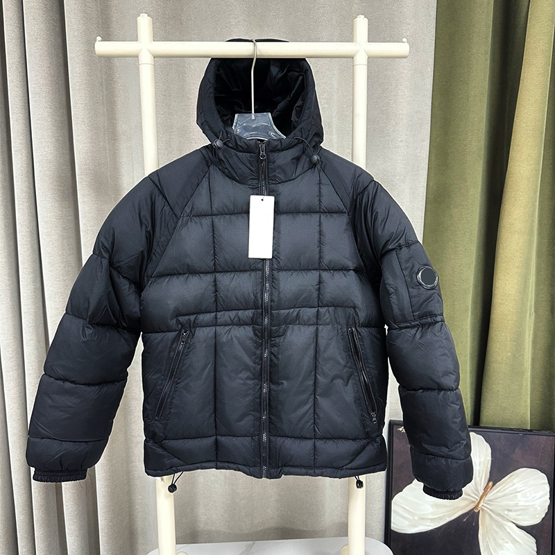 Brand men's CP parkas Casual cotton monocular loose men's down jacket Nylon waterproof fabric casual classic down jacket A3