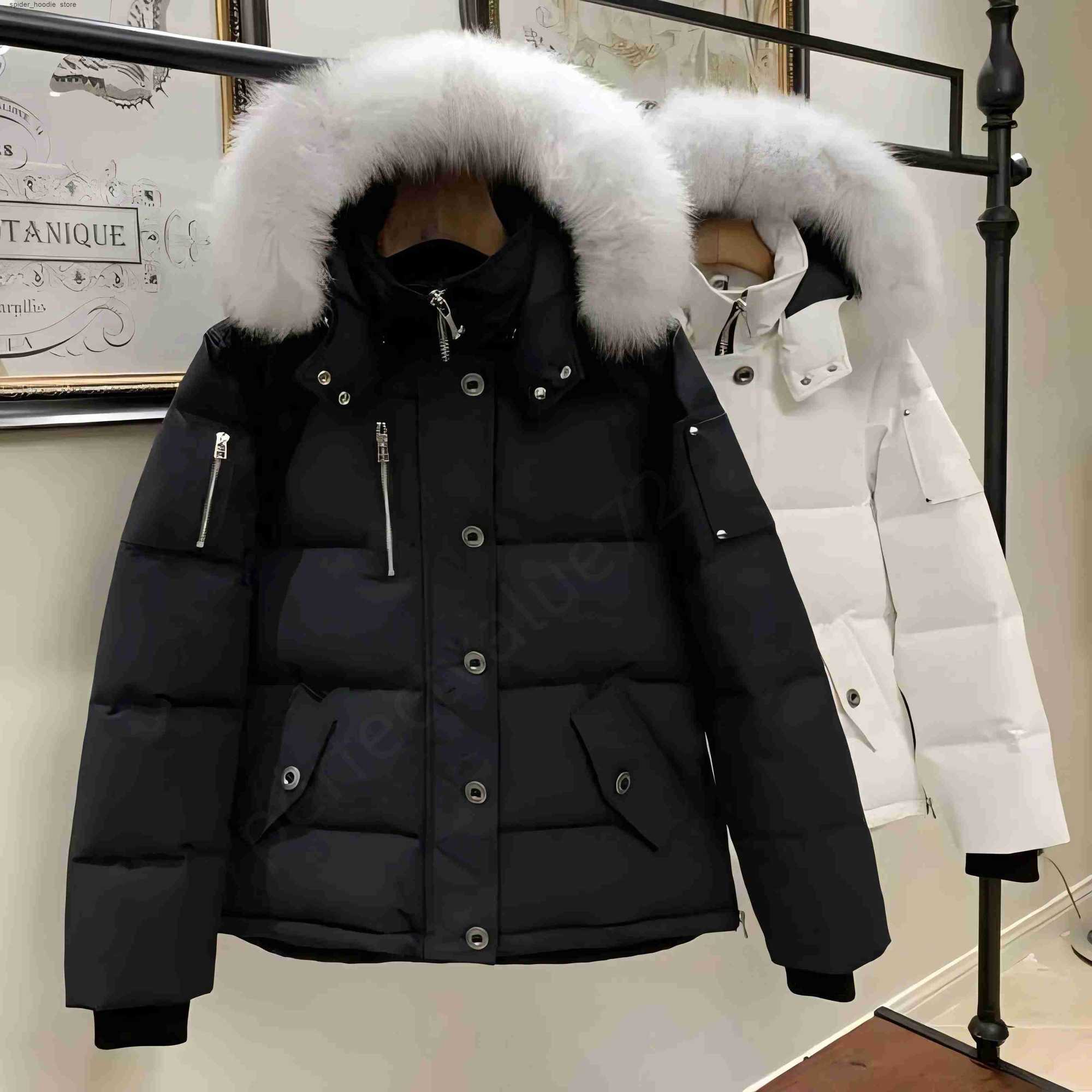 Duck Down Jacket Fur Hooded Parka Coat Mens - Winter Waterproof Coat Unisex Casual Warm Cloak Fashion Z250807
