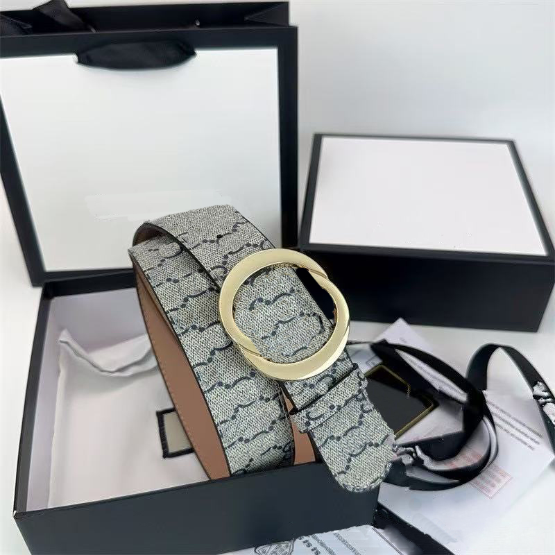 belt designer belts for women and men Letter Smooth Buckle ceinture luxe Belt Waistband Leather Business Cowhide With box sizes007