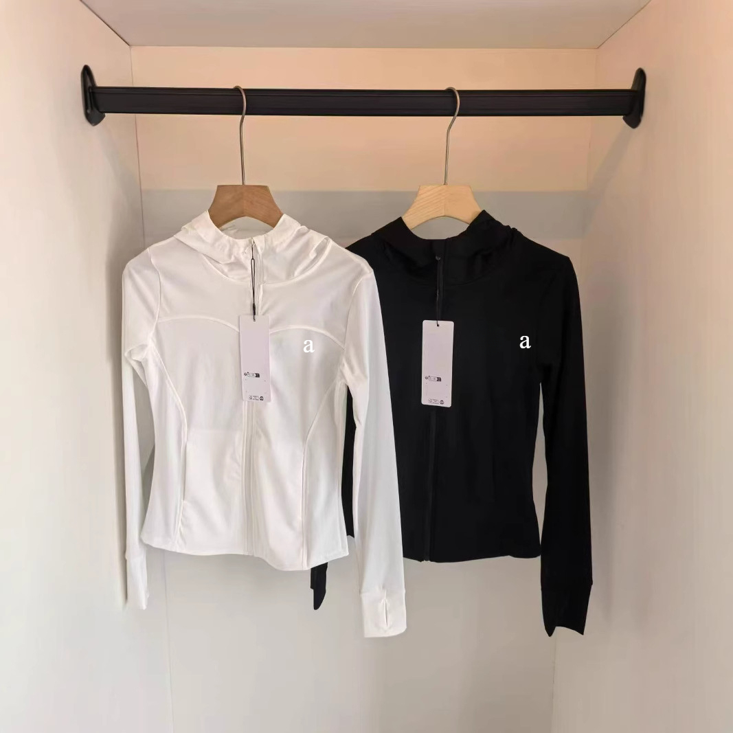 Velles à capuche de crème solaire pour femmes pour femmes tops à capuche veste glacée fraîche