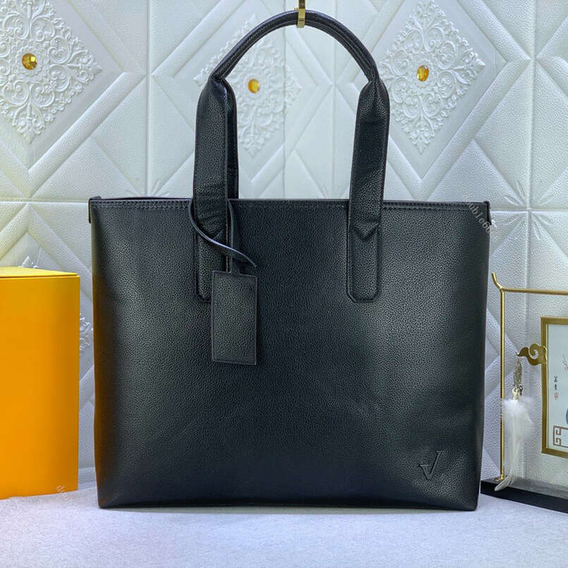 Luxury designer men's women's leather shoulder bag, solid color tote bag, shopping bag, crossbody bag, casual bag, picnic bag, women'