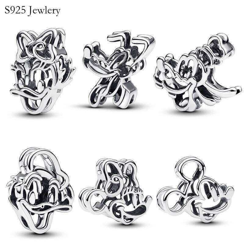 2025 NEW New Hot Sale Silver Animated Charm Suitable For Sterling Silver S925 Snake Women Bracelet DIY Jewelry Gift