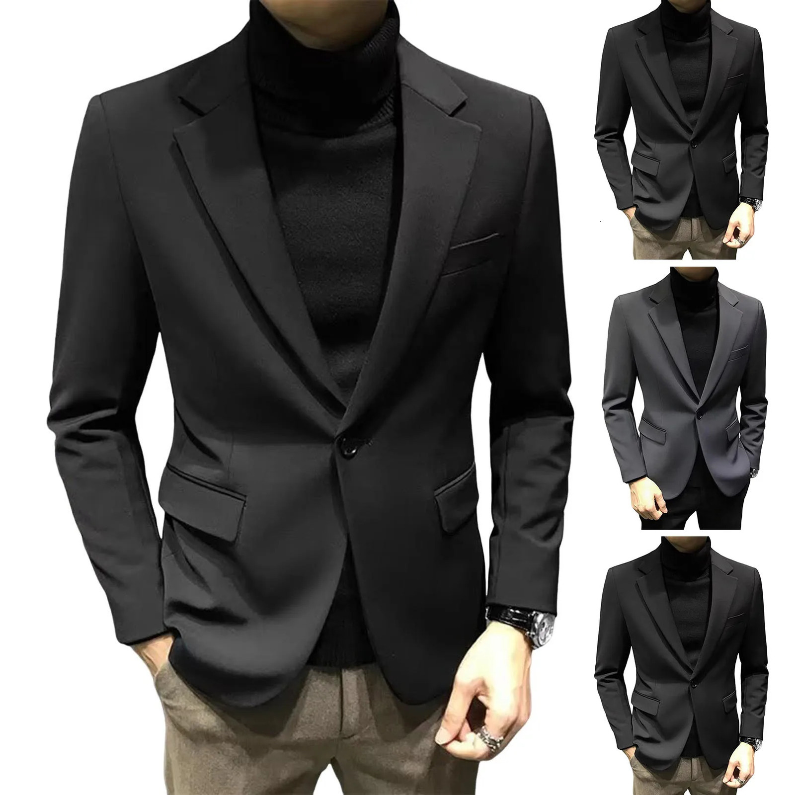 Dress Business Mens Suit Jackets Coat Black Vintage Classic Fashion 2025 Male Blazer in Suits Work Outwear 250806