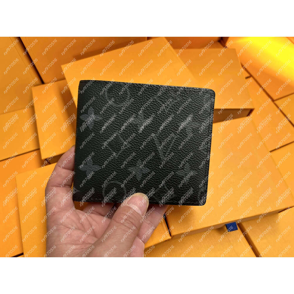 Top High Quality man Credit Holder Paris style Designers Classic Mini Genuine Leather Card Holde s designer Wallet men wallet with box