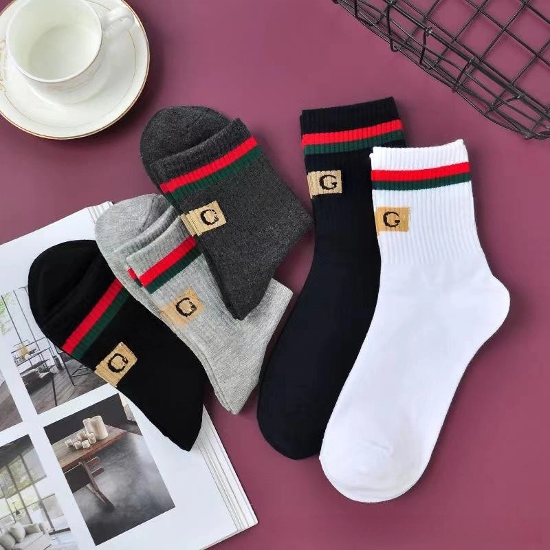 Men&#039;s Designer Sports Socks Men&#039;s and Women&#039;s Socks Luxury Brand Classic Letter Printed Pure Cotton Breathable Sweat Absorbing soc-image-1070293925
