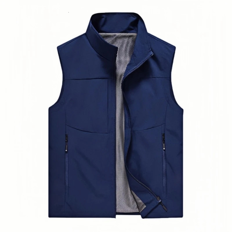 Mens Vests Casual Winter Fleece Warm Waistcoats Fashion Thermal Sleeveless Jackets Windbreaker Clothing 250805