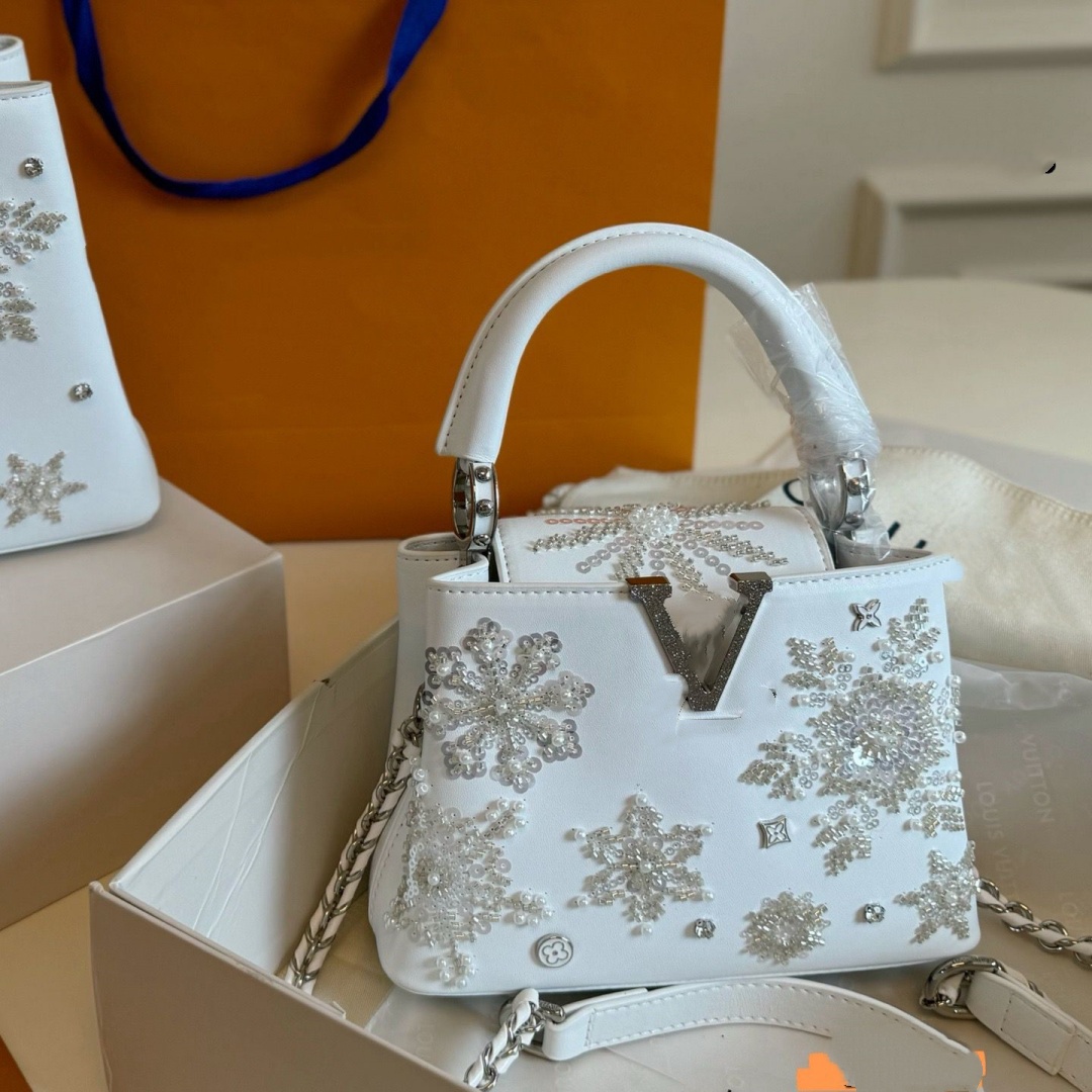 Sac de créateur Femmes Patchwork Le cuir à main en cuir en cuir détachable Single Sac à bandoulière à la mode et luxueux Carry On Noble Consort S