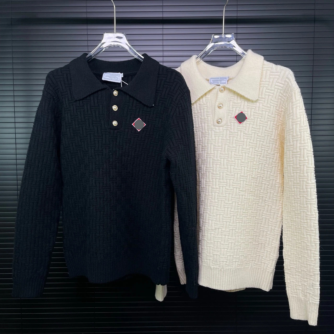 Blancas sweaters womens designer sweater mens New Fashion Sweaters Luxury brand Women designer knitwear Blanco Sweaters High quality short coats Hol