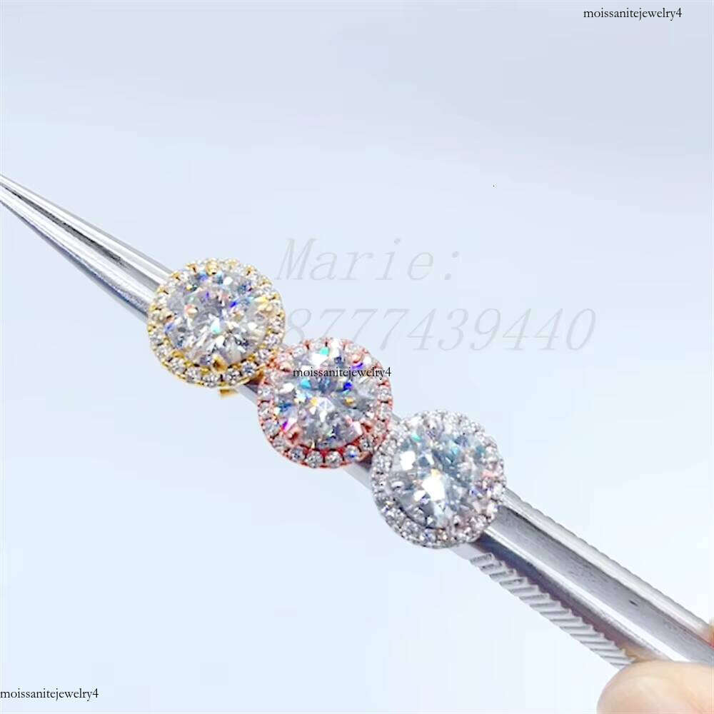 Good Price Jewelry Sterling Sier With Vvs Hip Hop Moissanite Dia Earring
