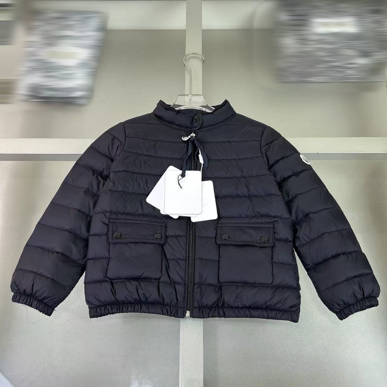 luxury kid down jacket baby puffer coat girl red winter jacket boy kids clothes Christmas vacation school start gifts Outerwear 100 goose down R2-image-1081344772