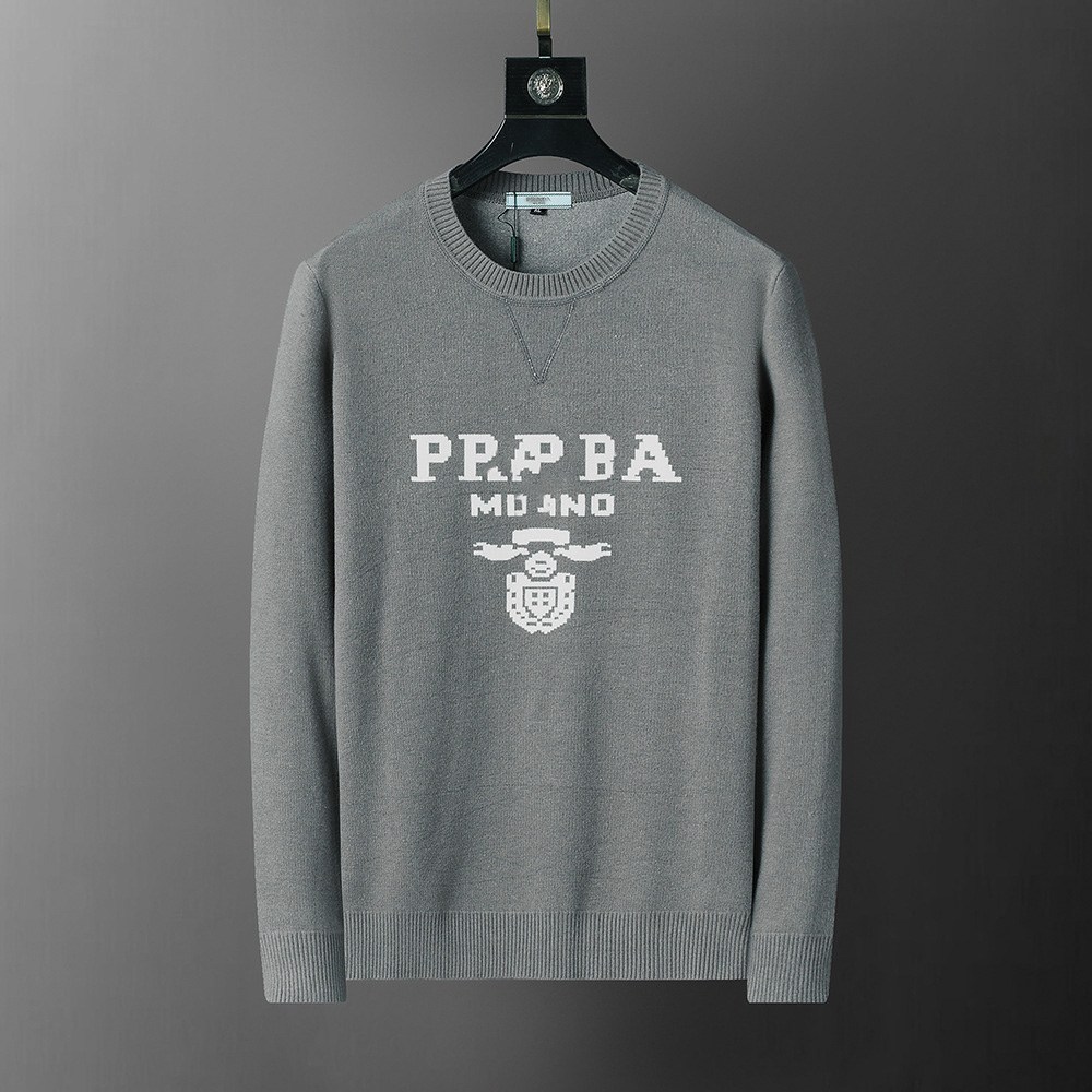 Designer de luxe hiver hommes pull o Italie pull coton respirant tricoté pull à manches longues col rond décontracté imprimé hommes pulls 3111