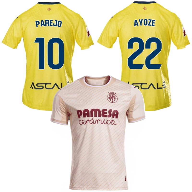 THOMAS 2025 2026 Villarreal CF Soccer Jerseys MARIN COSTA AYOZE MOLEIRO PAREJO FOYTH S.CARDONA YEREMY GERARD R.ALBIOL I.AKHOMACH 25 26 football M-image-929136205