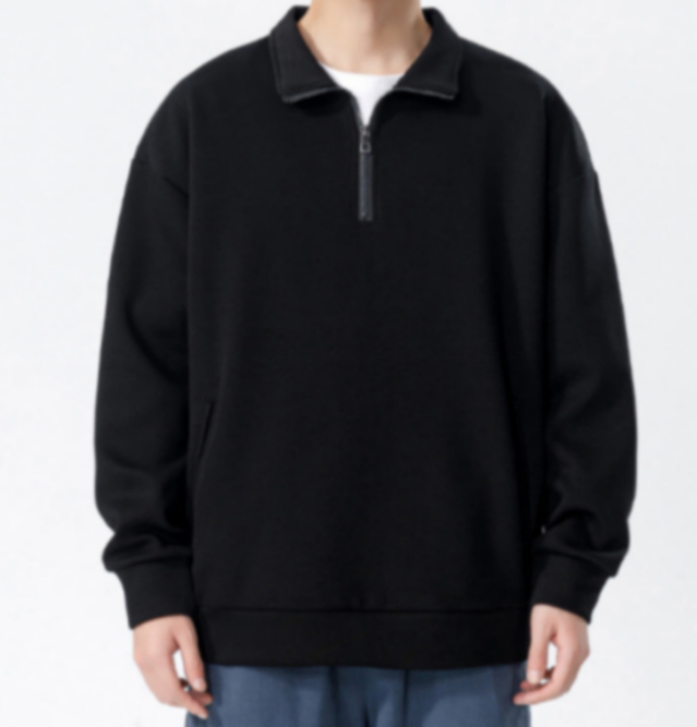 310 Turtleneck Sweatshirt for Men Autumn and Winter Thickened Loose Trendy Casual