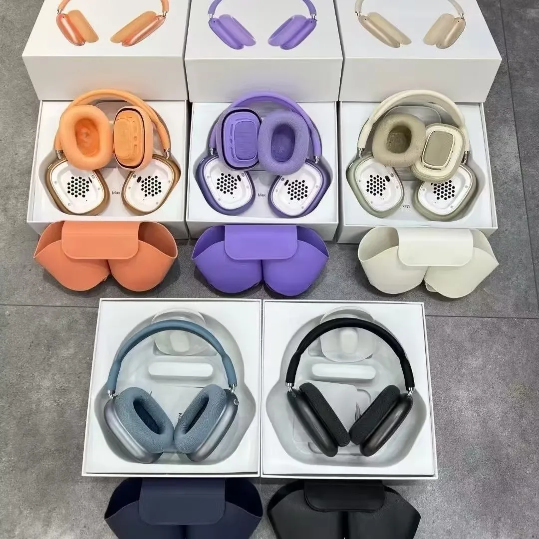 pro max headphones B1 p9 pods max Wireless Earphones pods maxes Active Noise Cancelling Adjustable HiFi Stereo Sound metal shell headset case-image-1052809515