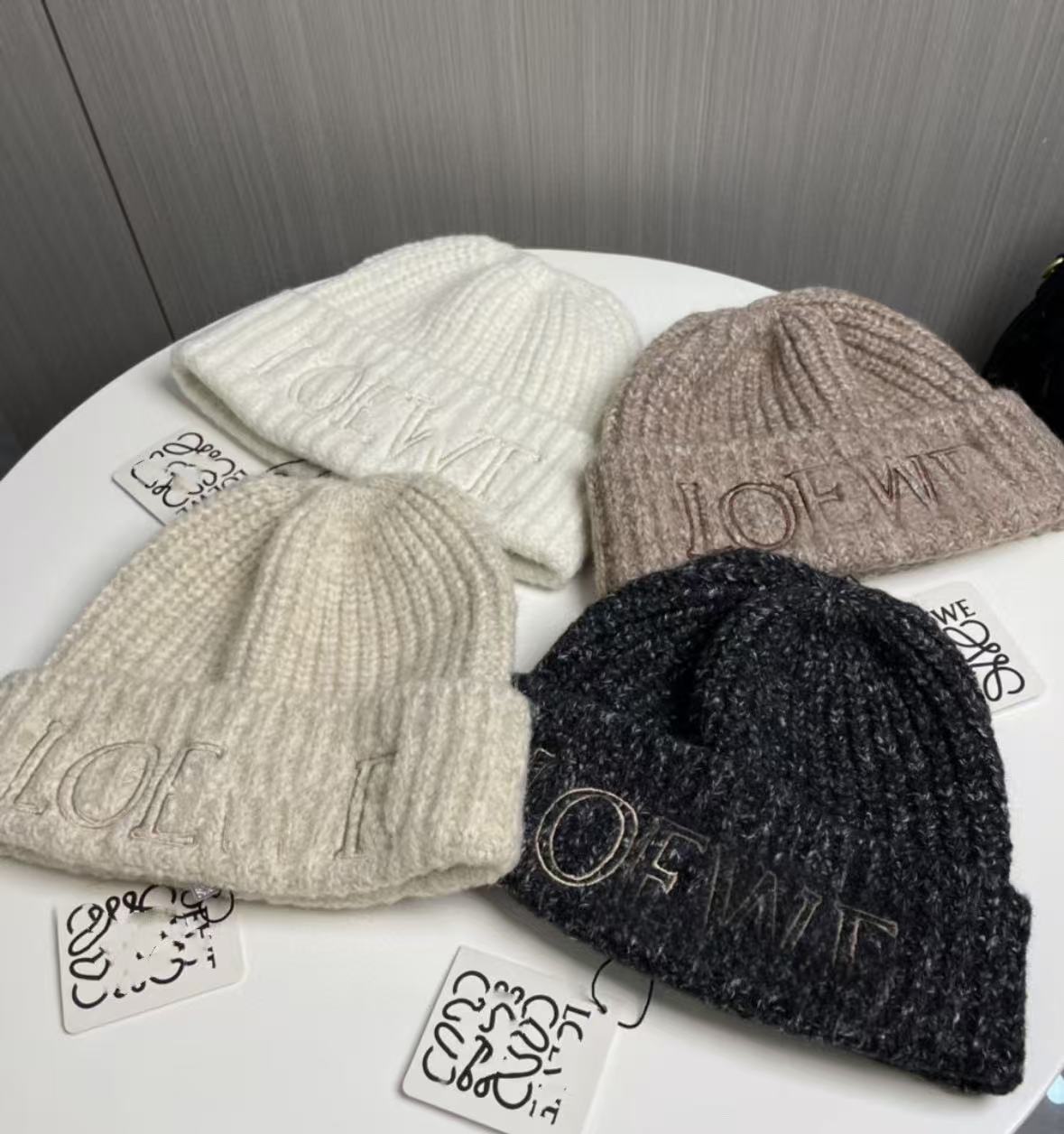 Design beanie wool hat Classic knitted hat women's and men's bonnets hat autumn and winter warm cashmere hat high quality warm hat with Ex