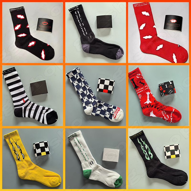 Men's Socks Designer Sock Luxury Men Women Pure Cotton Sports Stocking Chrome Letter Comfortable Breathable High Quality Fashionable Socks spor