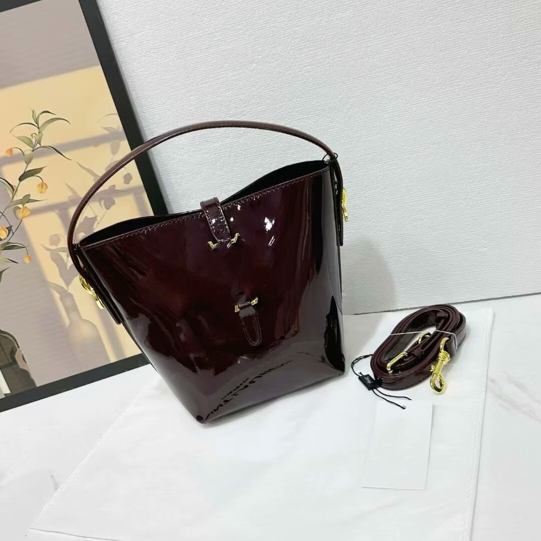 Sac de seau de luxe de vente chaude sac en cuir breveté sacs à sac à main classiques pour sacs à main