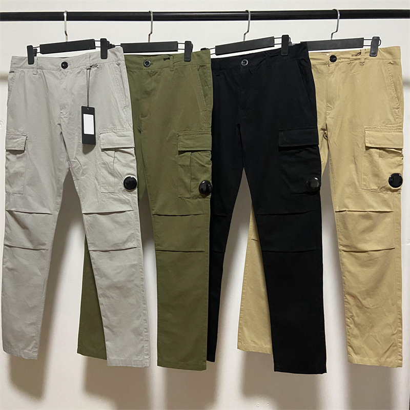 Mens Designer Pant Pocket Luxury Lens Cargo Pants Autumn Winter Mens Sweatpants Casual Outdoor Streetwear Cotton Men Pants 4 Colour