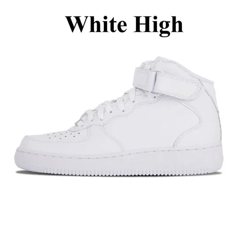 Chaussure décontractée blanc haut haut de skate de la meilleure qualité de qualité basse utilitaire classique triple entraîneurs extérieurs baske