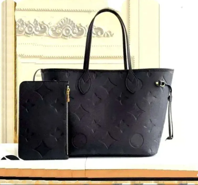 Top quality AAA neverful tote bag designer bag pochette shoulder bag bags for women luxury brown printed mother shopping hand bag classic over-the-S