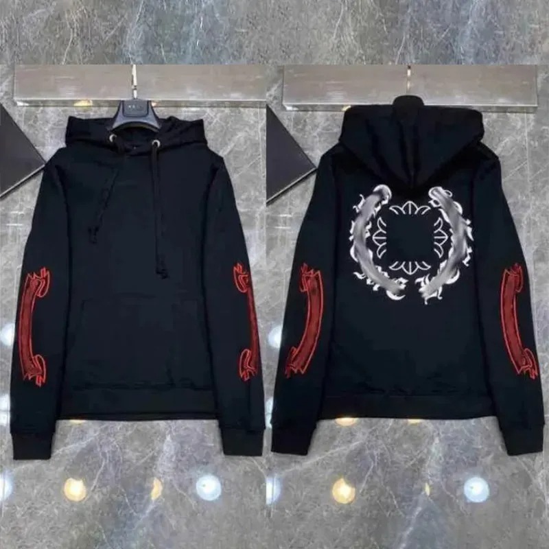 Chrom Mens Hoodies Designer Hoodie Long Slved T-Shirt Pullover Sanskrit Chrome Printed Hooded Sweatshirts Cardigan Men Women Strt Casual Zip Up Jack