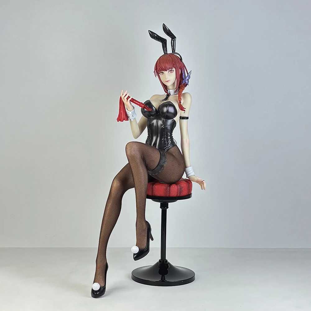 45cm Chainsaw Man Makima Swimming Bunny Ver 1/4 PVC Action Anime Figure Model Toys Collection Doll Gifts J250808 W251217-image-1093884287