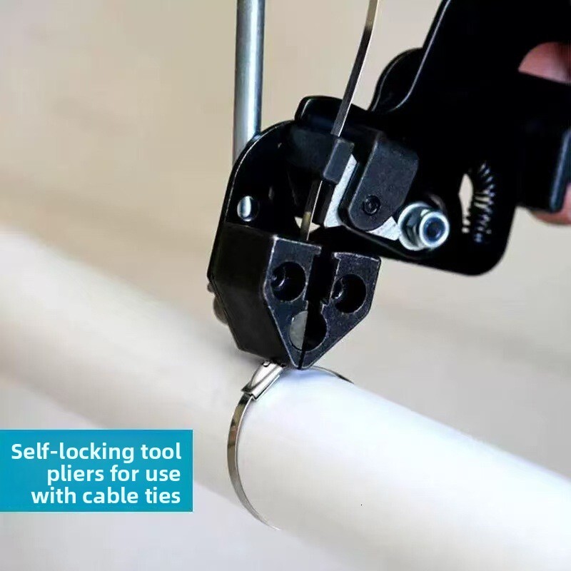 Outdoor Cable Gun Metal Fastening Tool Manual Self-Locking Stainless Steel Wrapping Tightening Tie Pliers Explosion-Proof-image-1070835210