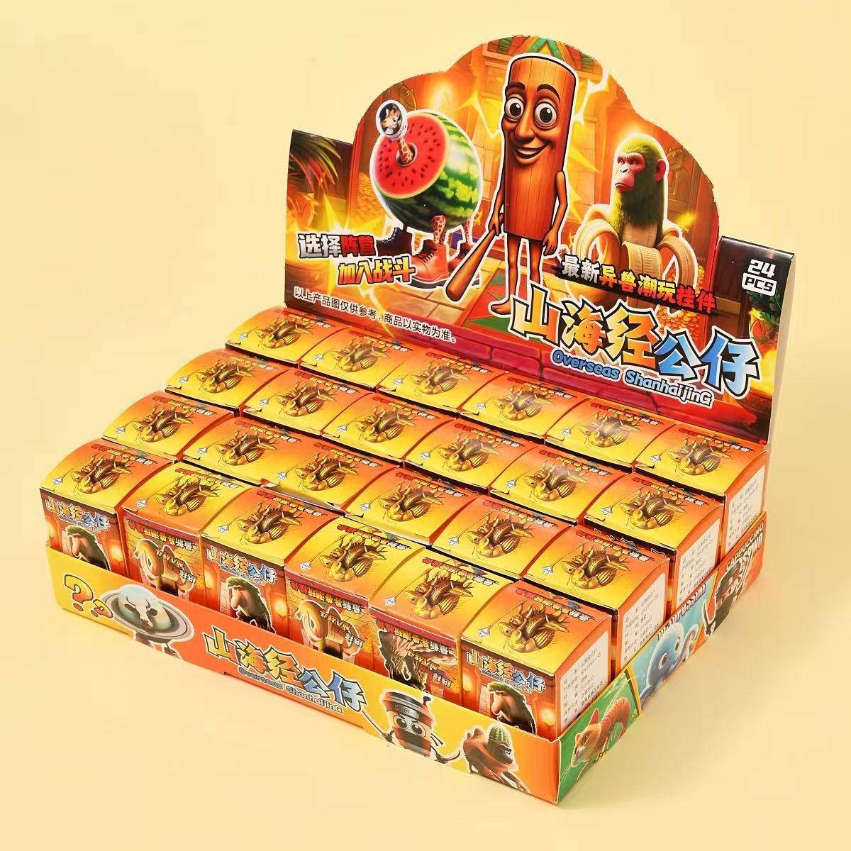 2025 New Hot Sale 24PcsSet Italian Brainrot Blind Box Toys Tung Sahur Doll Tralalero Tralala Keychian Pendant Collectible Ornaments Gifts By Sea