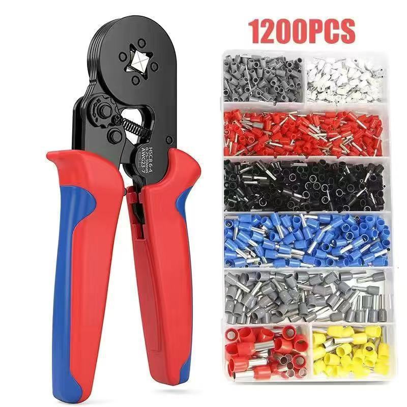 6-4 HSC8 6-6 Set German Quality Jaw Iron VE/TE Tube Type Terminal Crimping Pliers-image-1070835526