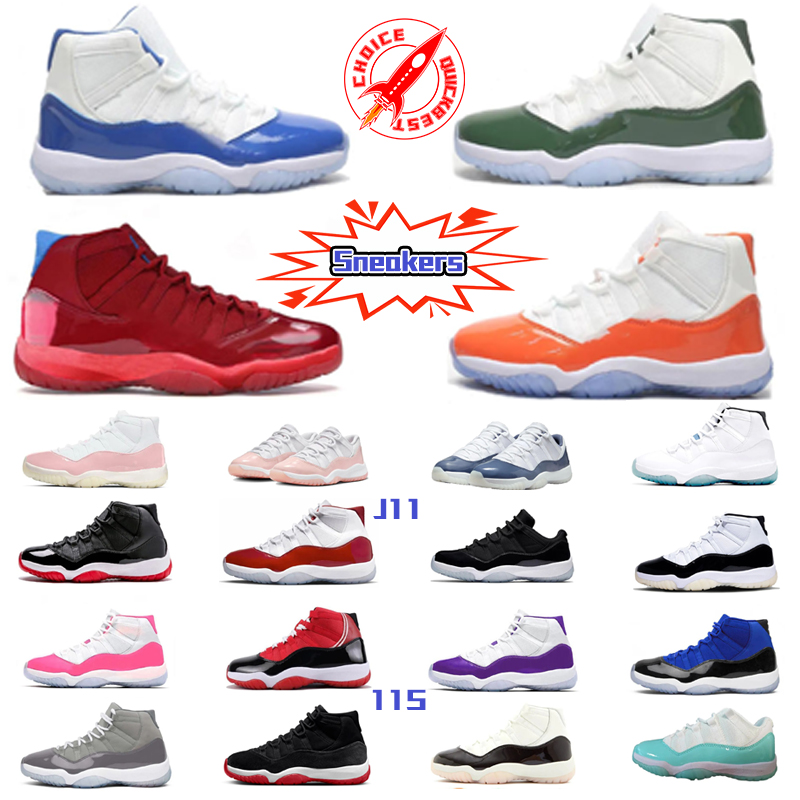 Mens basketball sneakers Diffused 11 Cherry 11s Designer women Shoes Igloo Space Jam Low Bred Red Veet Midnight Navy Cool Grey Gamma Blue Metallic S