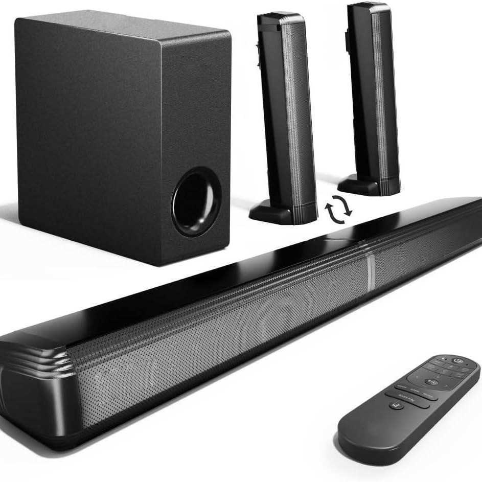 4.1-channel TV home stereo system with subwoofer and detachable two-in-one Bluetooth 5.3 surround sound effect Z250811 L260524WMMB-image-1019476804