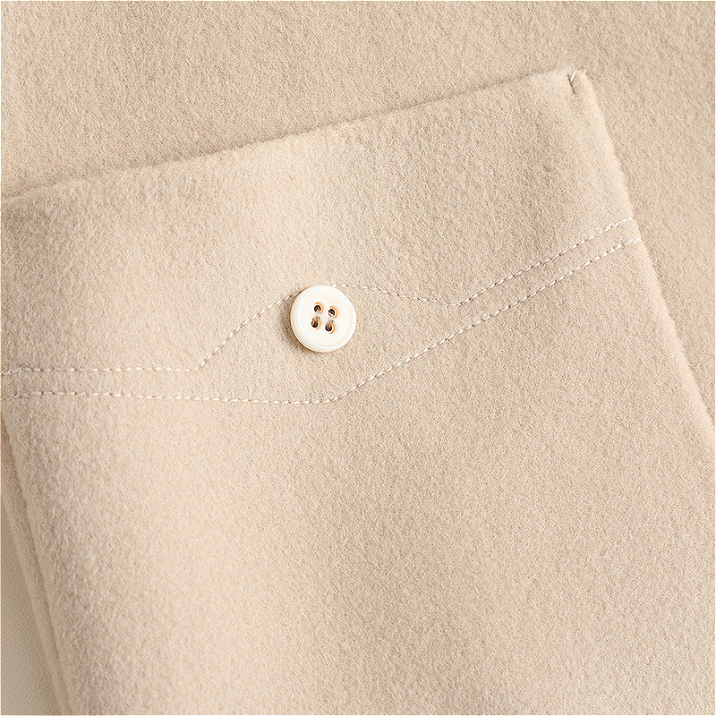 D5234 Double-faced fleece wool coat for women short 2024 autumn and winter new Chinese style mother's wear