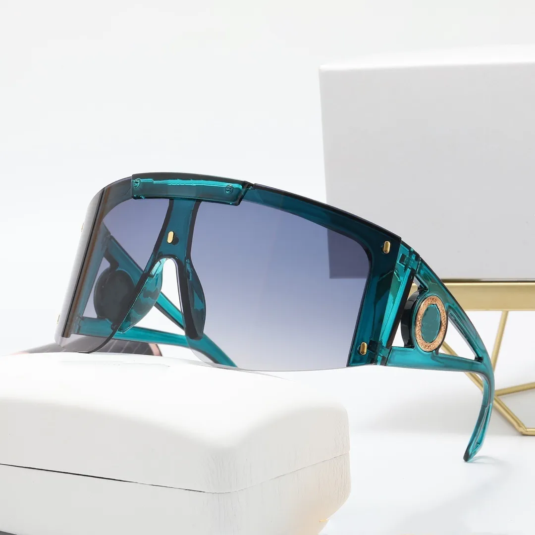 2025design sunglasses For women Fashion sun glasses UV protection big connection lens Frameless Top Quality Women's Sunglasses Come With Packag