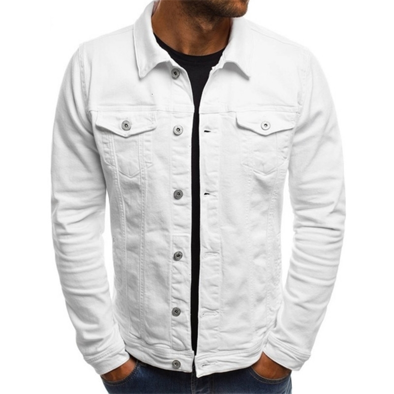 Arrival Mens Casual Yellow Denim Jacket Classic Style Fashion Slim Washed Retro Blue Jeans Coat Male Clothing 250811