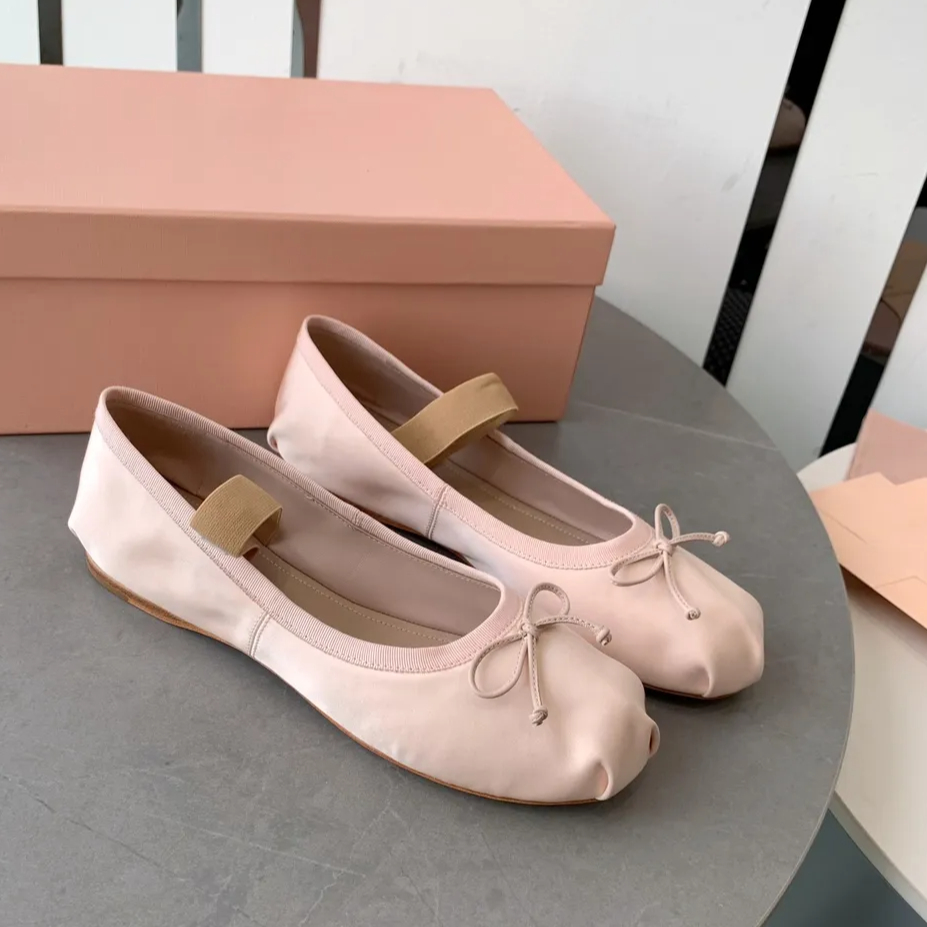 Chaussure de créateur femme Mary Jane Ballet plat soirée élégante danse mode chaussures habillées classiques sandales plates femmes de luxe marqu