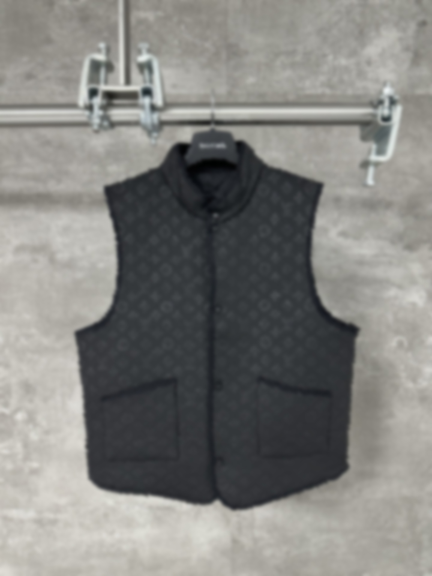 Men's Vests designer Classic presbyopia embossed hooded zipper men's down vest feather Jacquard suit double-breasted jacket 8E8F
