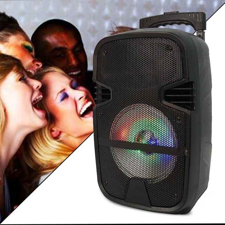 Export high-power mobile USB drive outdoor audio pole with light Bluetooth speaker L250814-image-1038642654