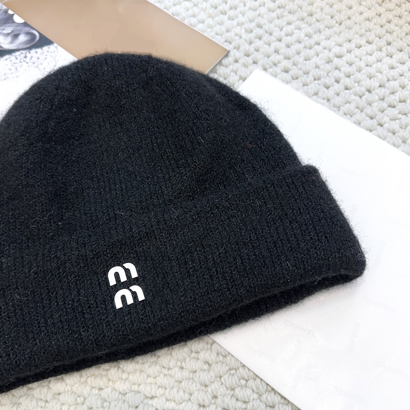 MU brown MM designer hats for women knitted bonnets winter hat skull cap casual travel l luxury wool keep warm beanies luxure beanie