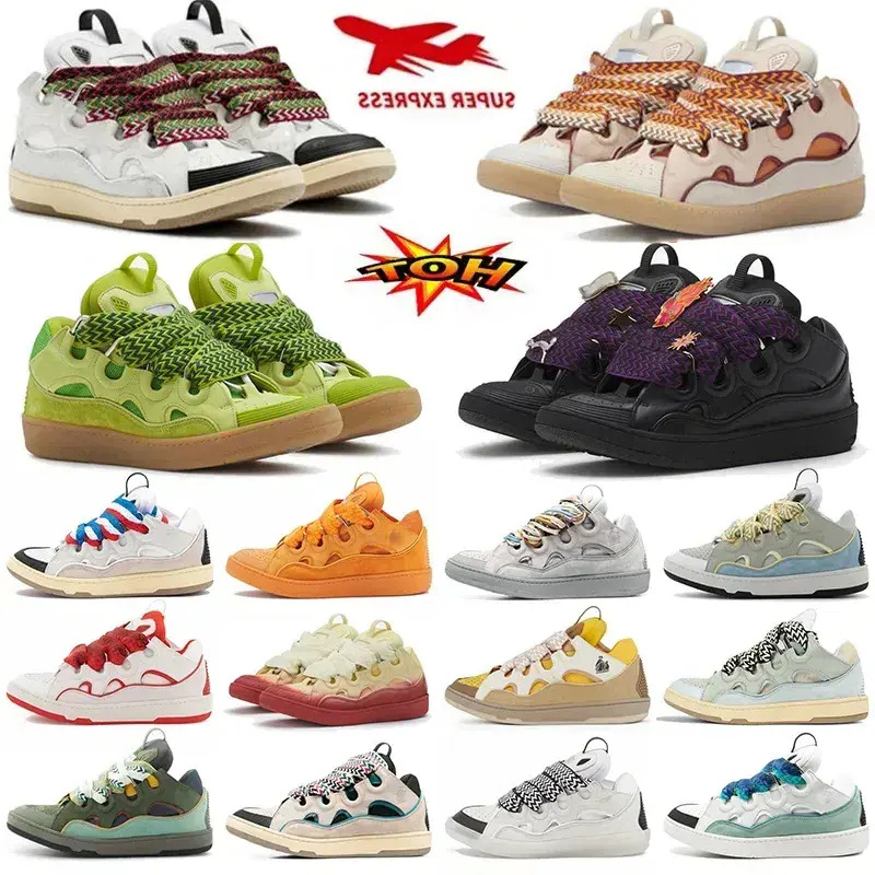 26Ss Designer Sneakers For Mens Womens Casual Leather Curb Lavi Running Shoes Extraordinary Casual Sneaker Black Green Ren Pink Sports Train