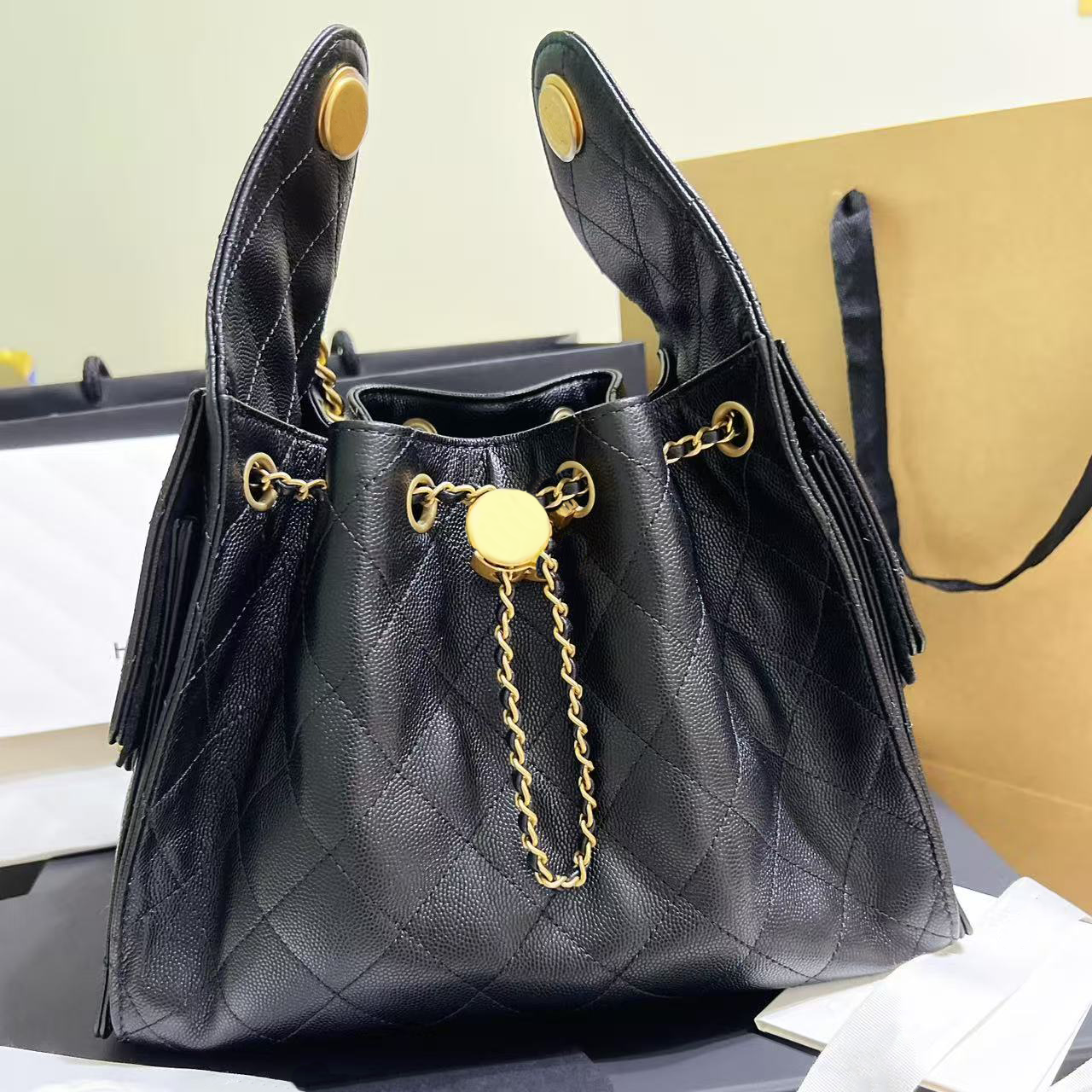 25 bags Luxury designer bag High quality lambskin handbag chamois tote bag Womens calfskin shoulder clutch hobo Bucket bag lingge crossbody Metal Ch
