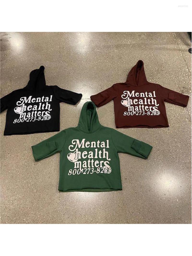 Mens Hoodies 2025 European And American Spring Autumn Street Personalized Trend Hoodie Letter Unisex