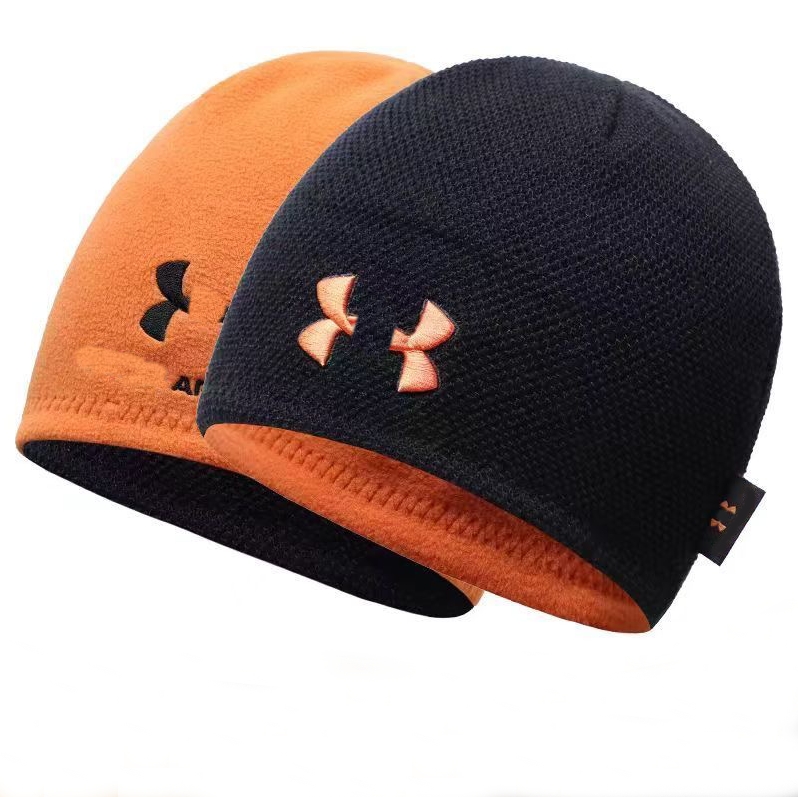 Winter Under Arma beaine womens cashmere designer double sided knitted embroidered letter casquette luxurious mens elastic hat ski warm hatZ26071