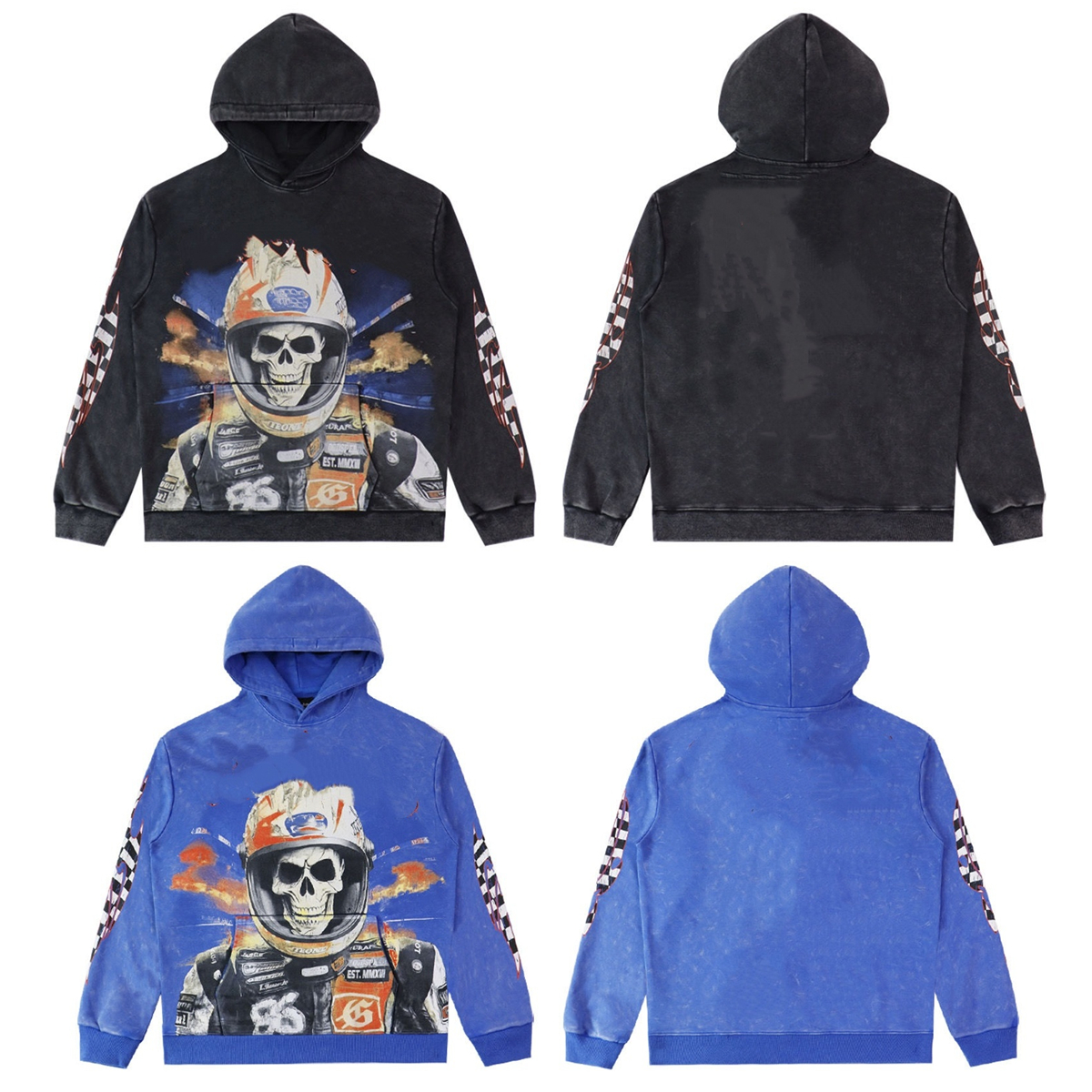 Hommes Femmes Fashion Hoodies Spring Automne à manches longues Pullorage de poche décontracté à swets à swets à sweat à capuche de coton usinaire