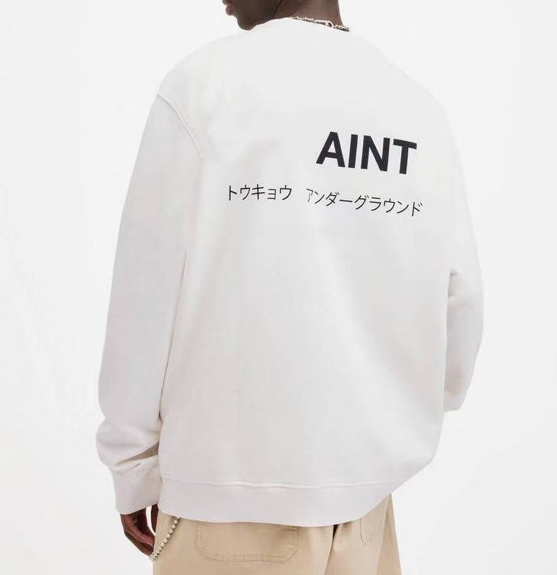 Sweat-shirt imprimé à manches longues pour hommes européens et américains en coton, classique pour l'automne et l'hiver, pull sportif avec veste