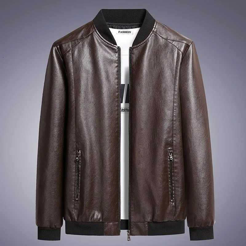 Automne Nouveau homme manteau en cuir coréen mode en cuir mouton moutons veste en cuir tendance décontractée ajustement slim de baseball vêtement