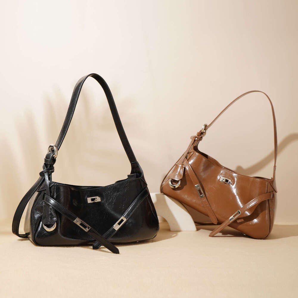 Niche New High end Genuine Leather Women s Fashion Trend Dumpling Handbag Shoulder Crossbody Bag